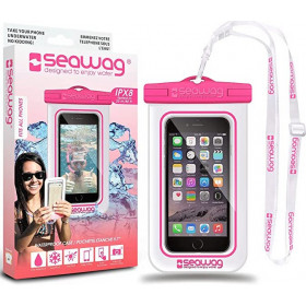 Seawag wasserdichte Smartphone Hülle. Weiß/Pink