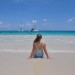 Shiny-swimsuit-ombre-aquarius-light-blue-maldives-girl-beach